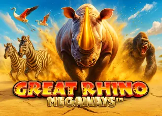 หวยจ้า Great Rhino Megaways ทดลองเล่นฟรี